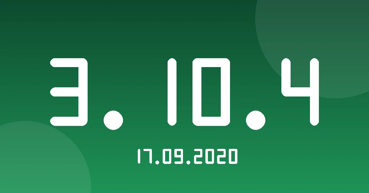 Release 3.10.4: Temperature Module and In-Range Temperature Alarm 1 Release cover 3.10.4