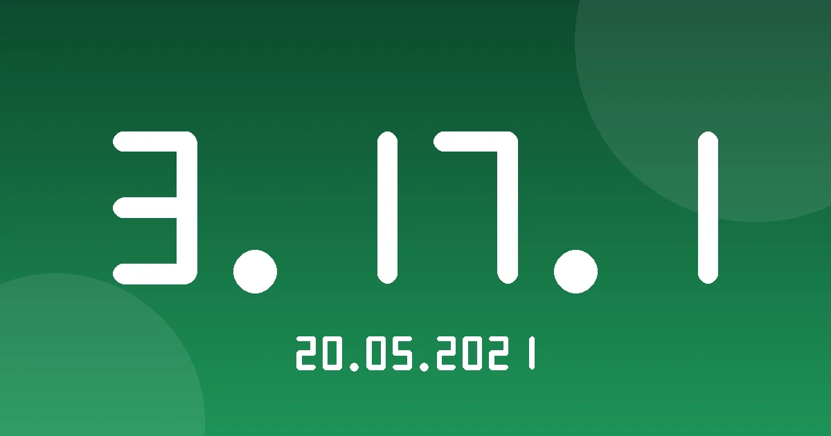 Release 3.17.1: Averaged Fuel Correction and ROADEK Raw Data Explorer 1 Release cover 3.17.1