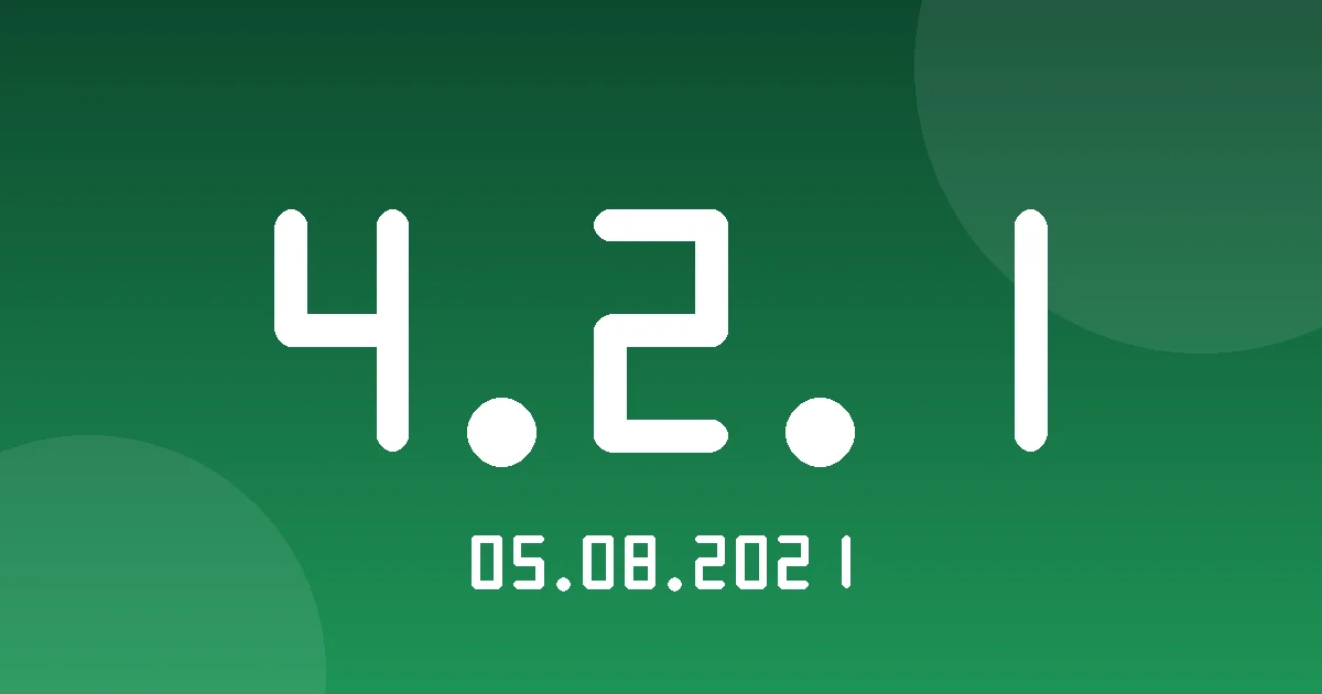 Release 4.2.1: Orbcomm Monitoring Page and Panic Message Improvements 1 Release cover 4.2.1