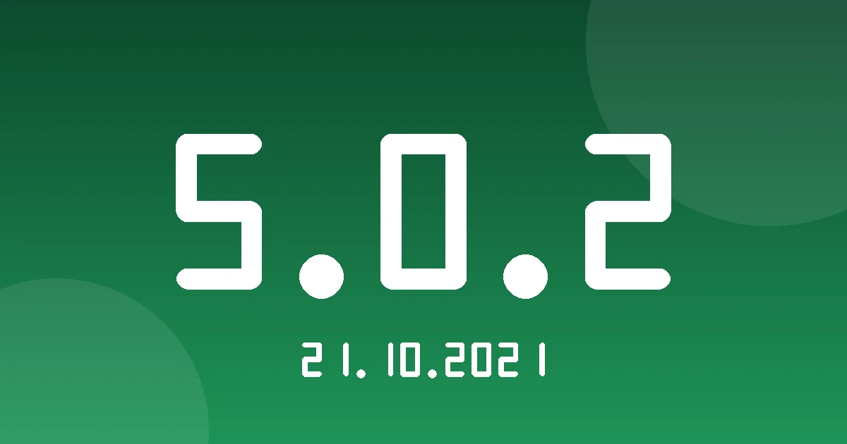 Release 5.0.2: Report Download Links and Email Unsubscribe 1 Release cover 5.0.2