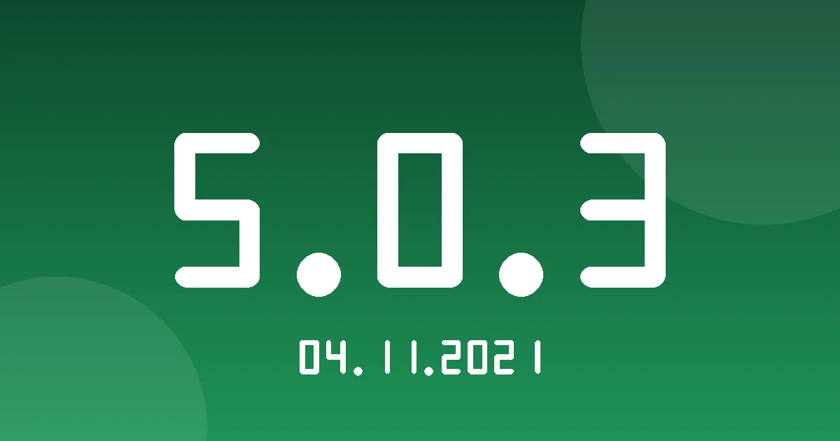 Release 5.0.3: Geofence Tagging and Digital Fuel Sensor 1 Release cover 5.0.3