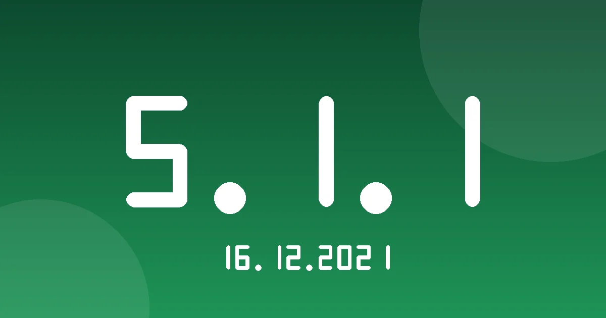 Release 5.1.1: Total Ignition Time on the Vehicle Card and Performance 1 Release cover 5.1.1