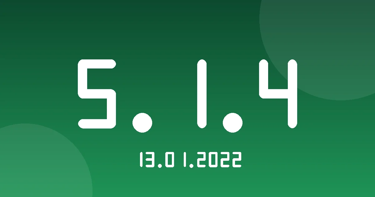 Release 5.1.4: Granular Wasl Permissions and Trailer Info 1 Release cover 5.1.4