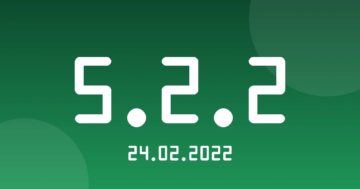 Release cover 5.2.2