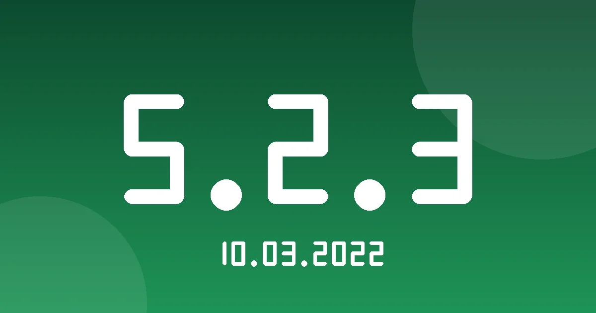 Release 5.2.3: Import Drivers and Performance Report Upgrade 1 Release cover 5.2.3