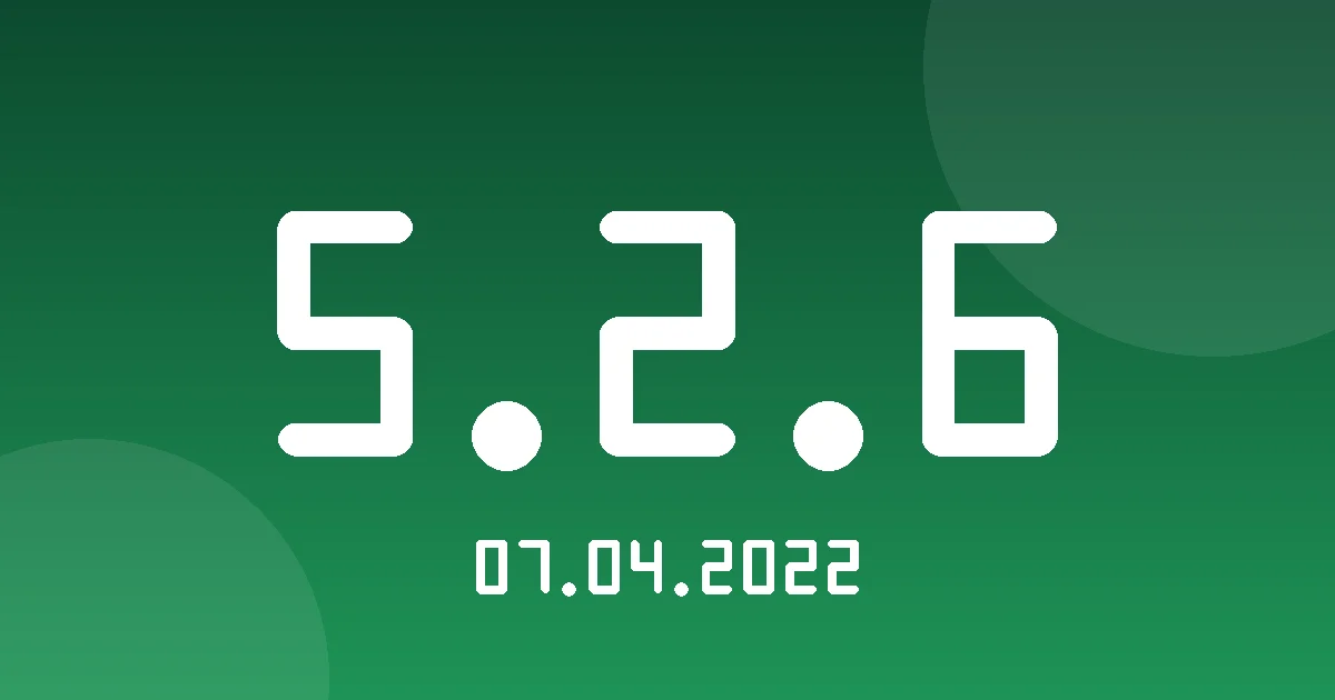 Release cover 5.2.6