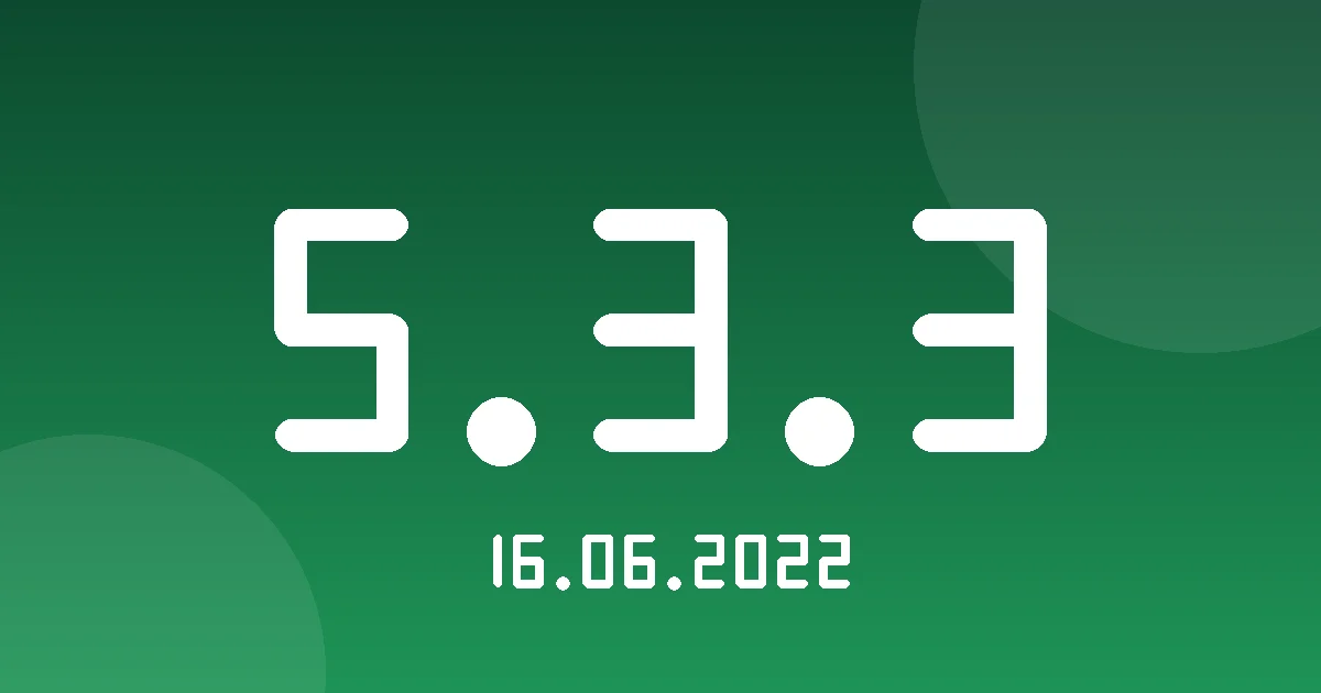 Release cover 5.3.3