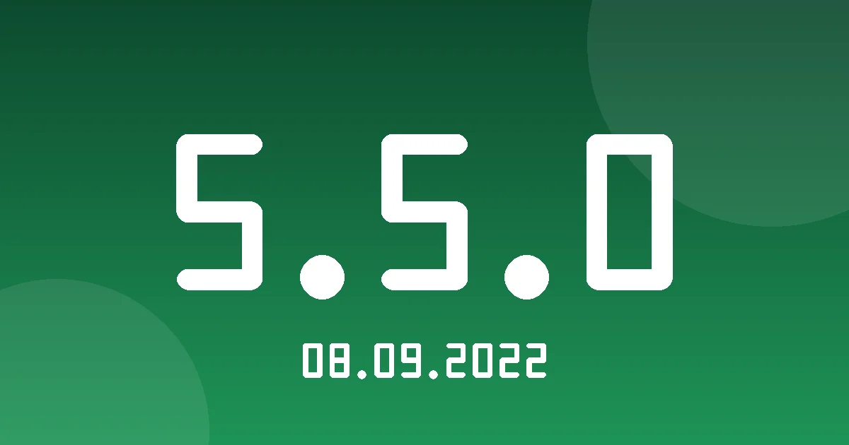 Release 5.5.0: Liquid Distribution Module and BLE Fuel Sensor Support 1 Release cover 5.5.0