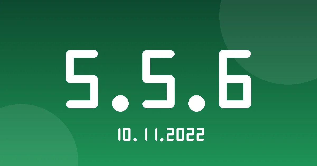 Release cover 5.5.6