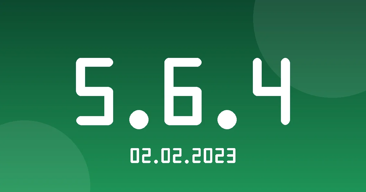 Release cover 5.6.4