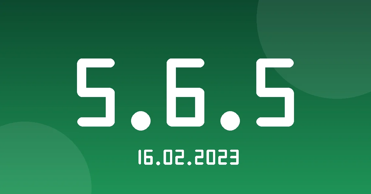 Release 5.6.5: CAN-Bus in Message History and New Vehicle Types 1 Release cover 5.6.5