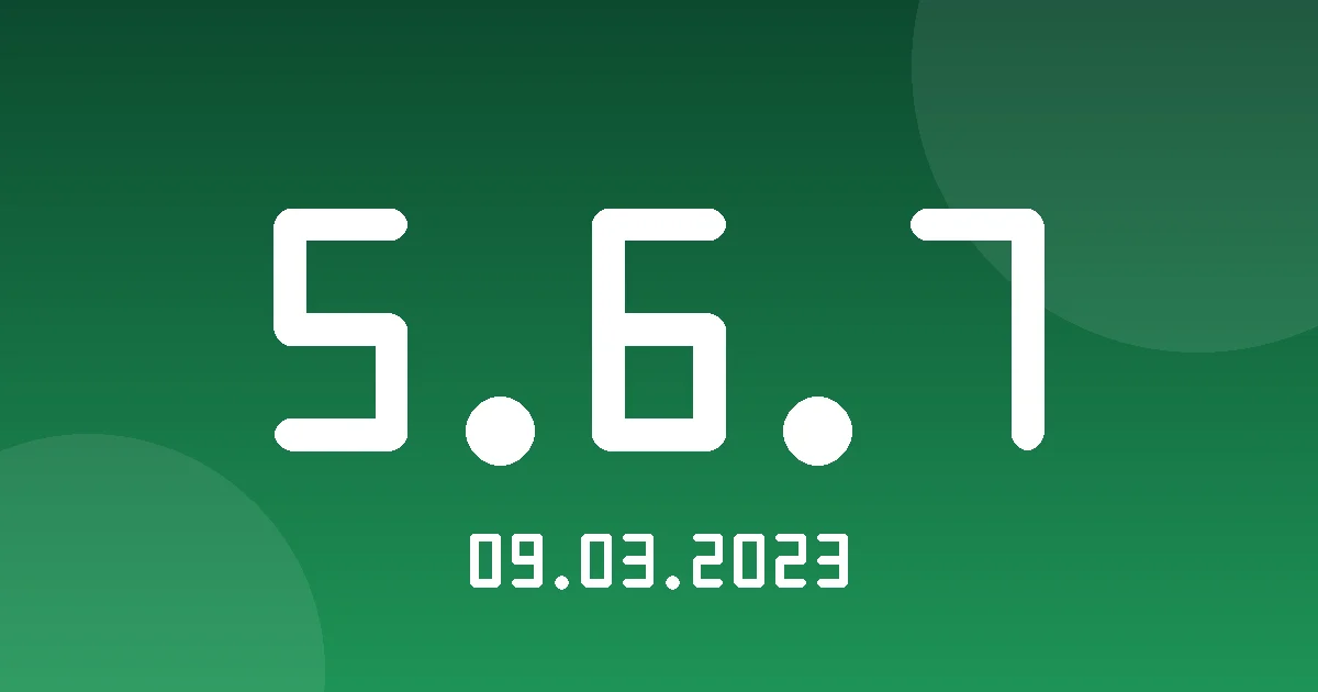 Release cover 5.6.7