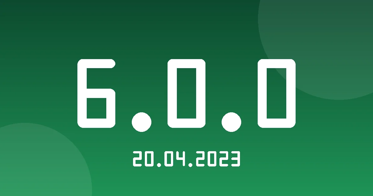 Release cover 6.0.0