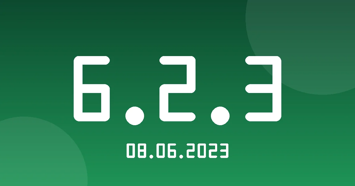 Release 6.2.3: Command Constraints, Wasl Sequence and Inspection Dates 1 Release cover 6.2.3