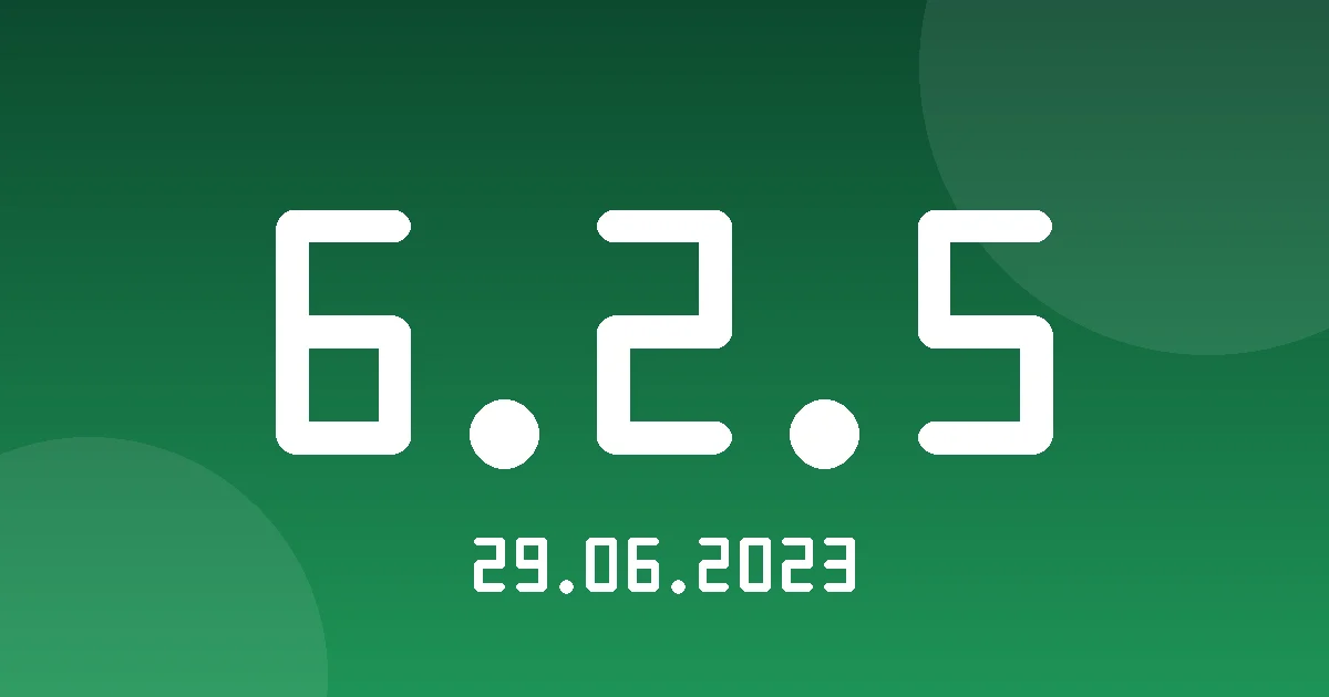 Release 6.2.5: Idle Time Alarm Condition Enhancements 1 Release cover 6.2.5
