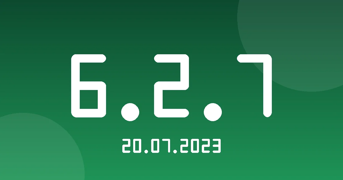 Release cover 6.2.7