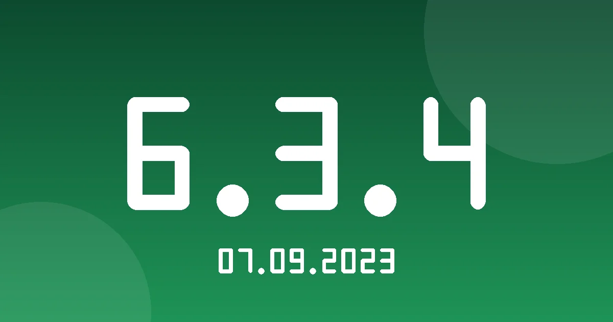 Release 6.3.4: Heavy Equipment Module and LoRa Sensors 1 Release cover 6.3.4