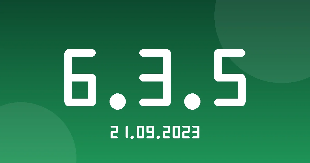 Release 6.3.5: Auto-Adding Drivers and Vehicle Speed Source 1 Release cover 6.3.5