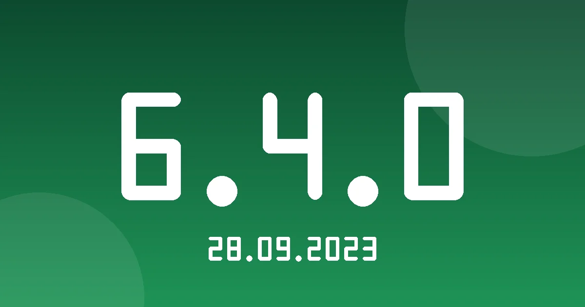 Release 6.4.0: Report Enhancements and the JimiIoT LL301 Device 1 Release cover 6.4.0