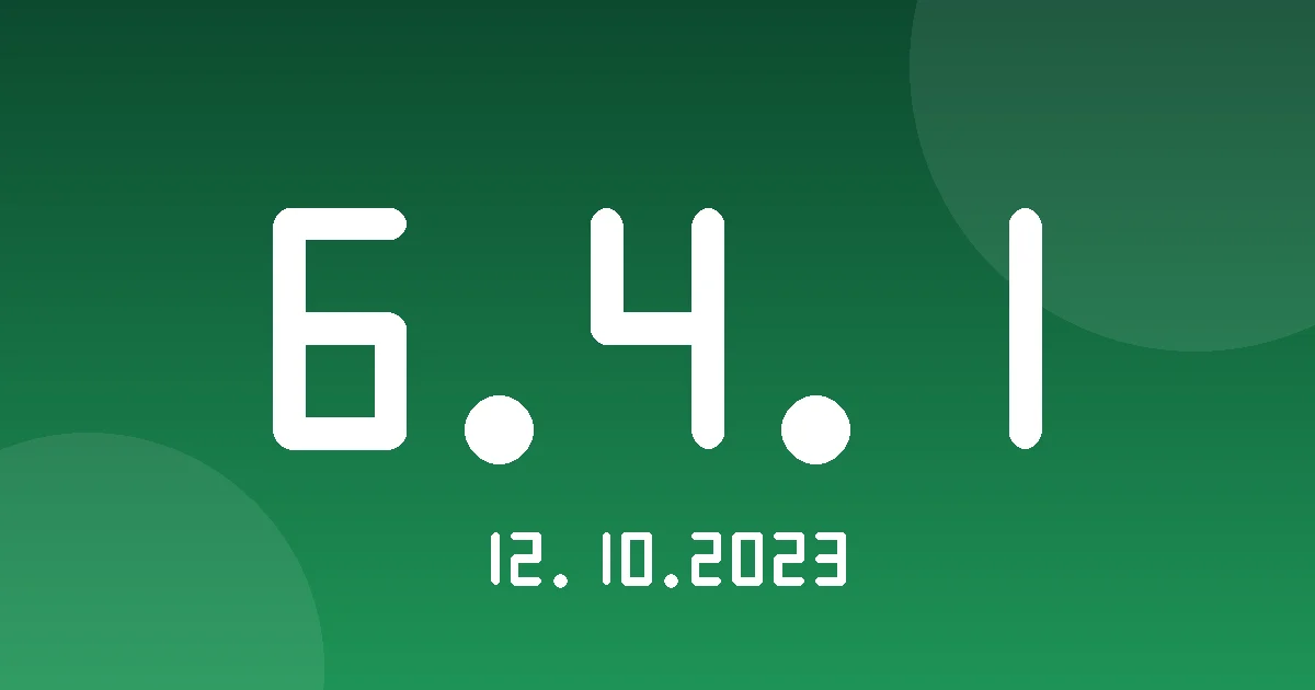 Release 6.4.1: Choosing Alarm Conditions for Alarm-Driven Commands 1 Release cover 6.4.1