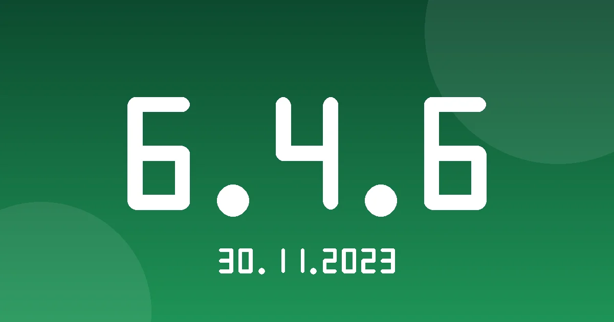 Release 6.4.6: Maintenance Explorer and Report Enhancements 1 Release cover 6.4.6