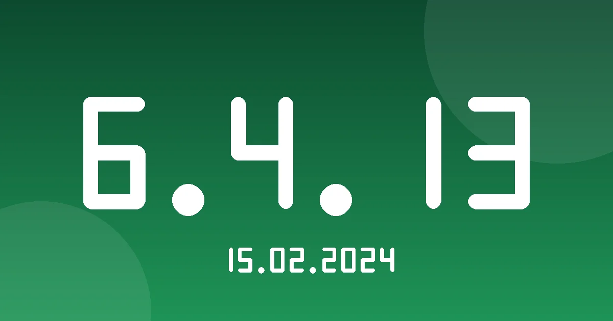 Release cover 6.4.13