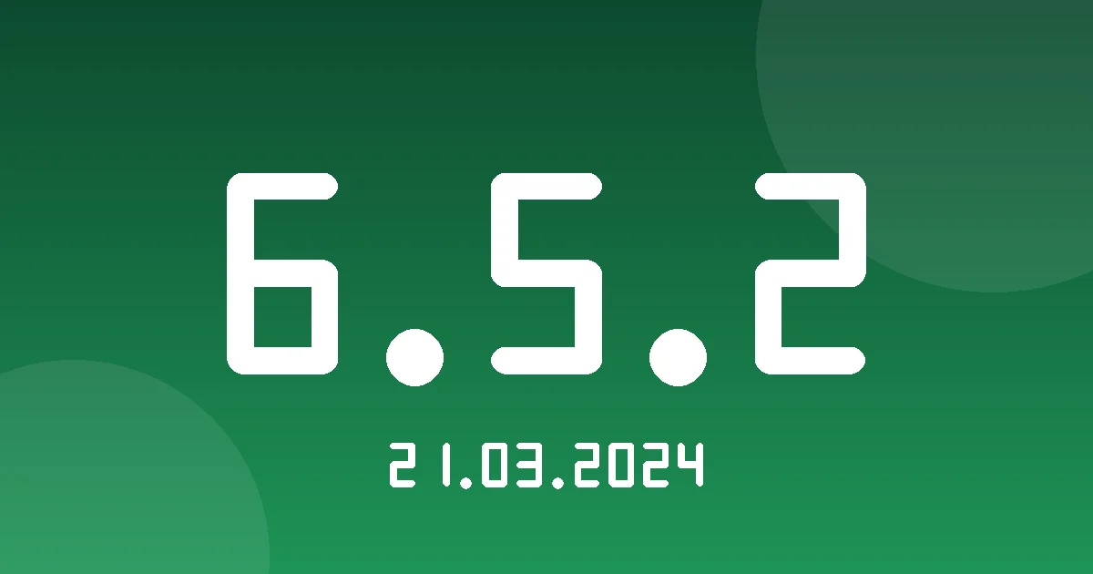 Release cover 6.5.2