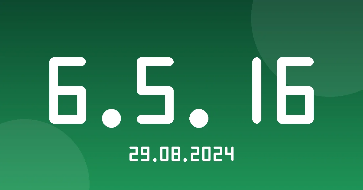 Release 6.5.16: Satcomm Permissions and Improved Interfaces 1 Release cover 6.5.16