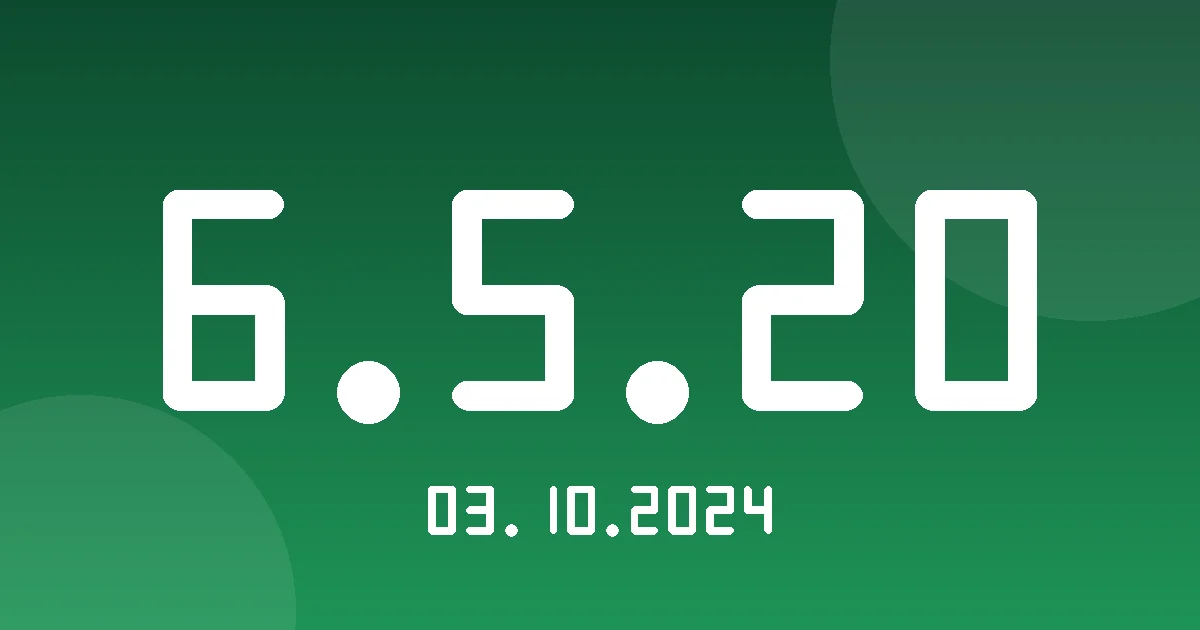 Release 6.5.20: Company Time Zone and Module Enhancements 1 Release cover 6.5.20