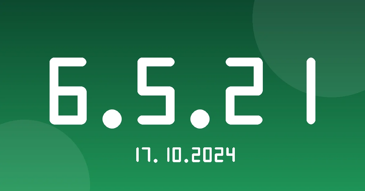 Release cover 6.5.21