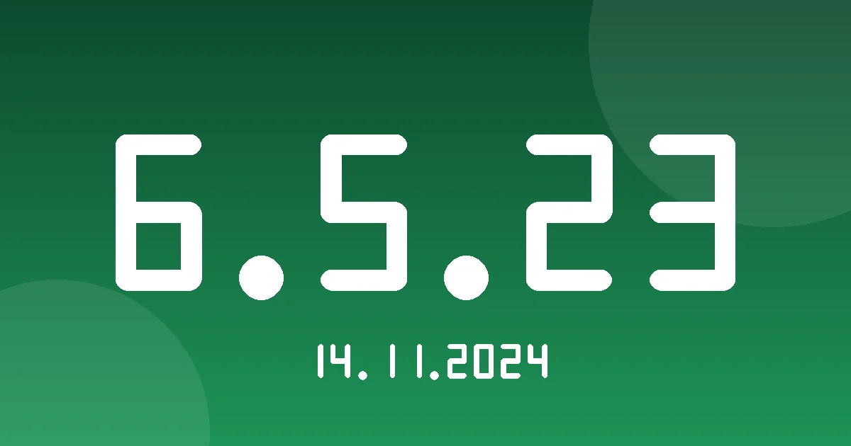 Release cover 6.5.23