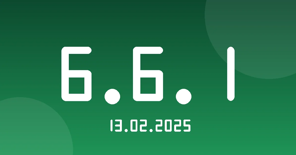 Release 6.6.1: Multiple Vehicle History Enhancements 1 Release cover 6.6.1