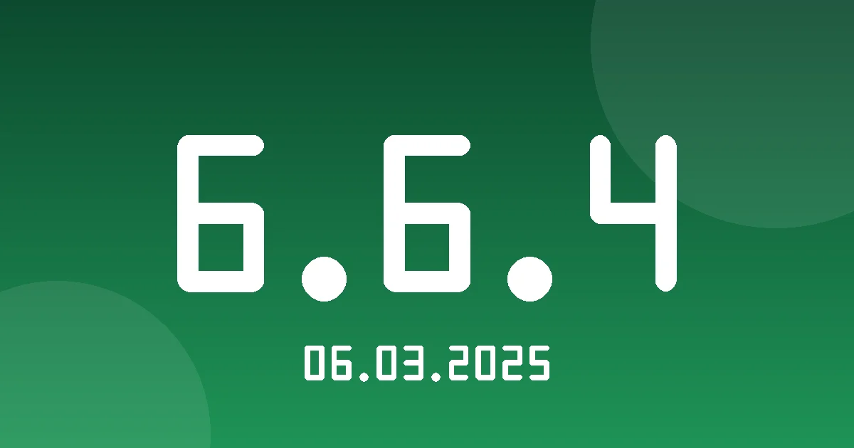 Release 6.6.4: Bulk Asset Attributes Management and Attributes List 1 Release cover 6.6.4