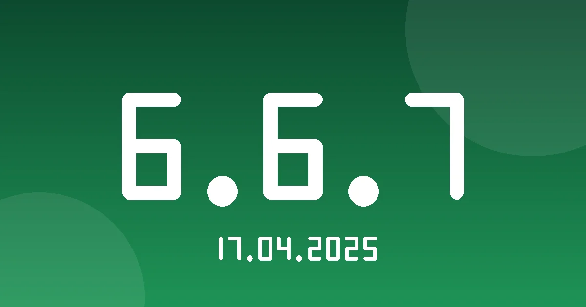 Release 6.6.7: Geofences at Trip Start and End 1 Release cover 6.6.7