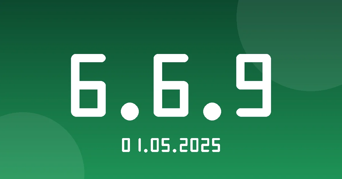 Release 6.6.9: Lite Mode in Vehicle History and Eye Sensor 1 Release cover 6.6.9