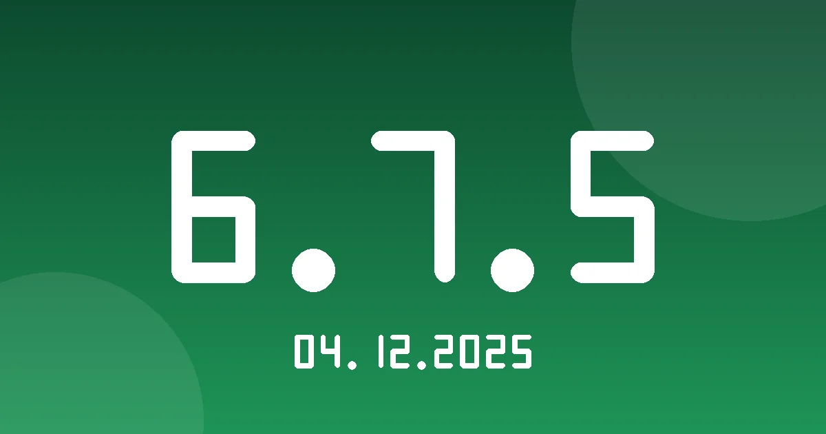 Release 6.7.5: History Links in the Device Specific Events Report 1 Release cover 6.7.5