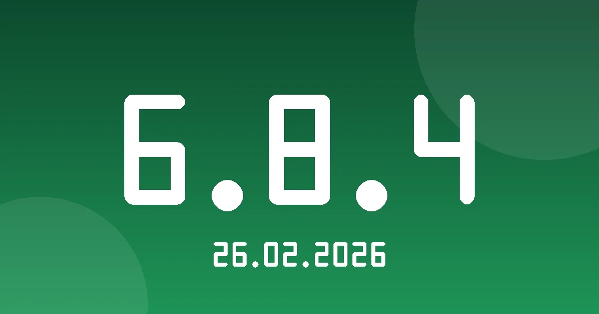 Release cover 6.8.4