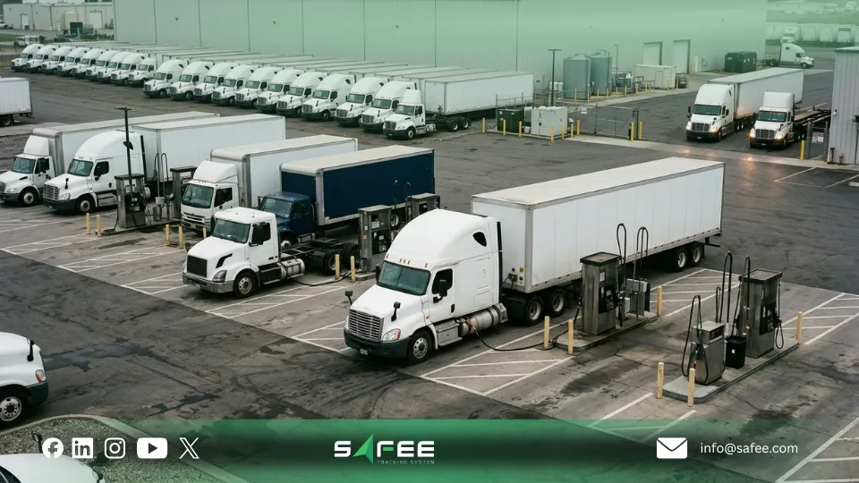 How does fuel level data reach Safee?