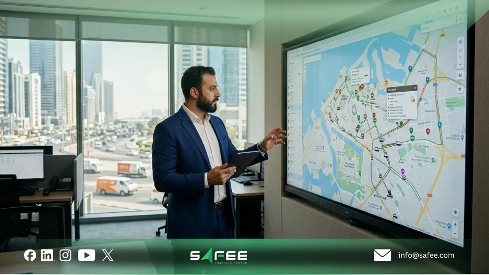 How does recycling and waste management fleet tracking work?
