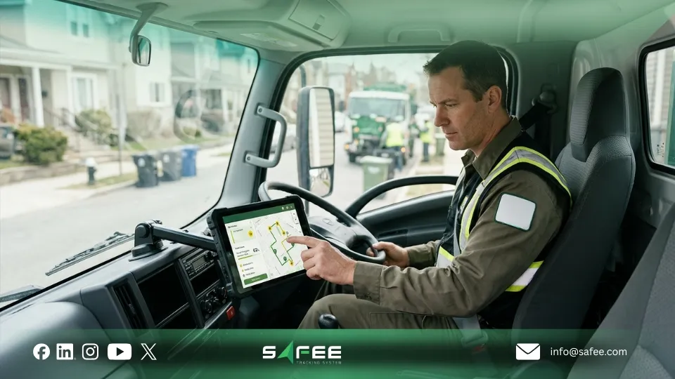 What is waste management fleet tracking?
