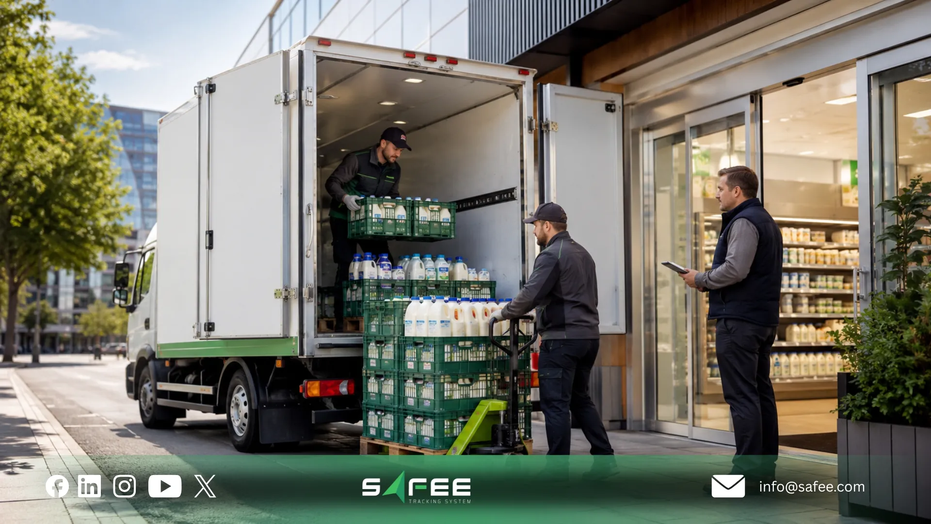 Fleet Management Software for the Dairy Industry: From Cold Chain to Delivery 4 Why choose safee for dairy and food industry fleet management?