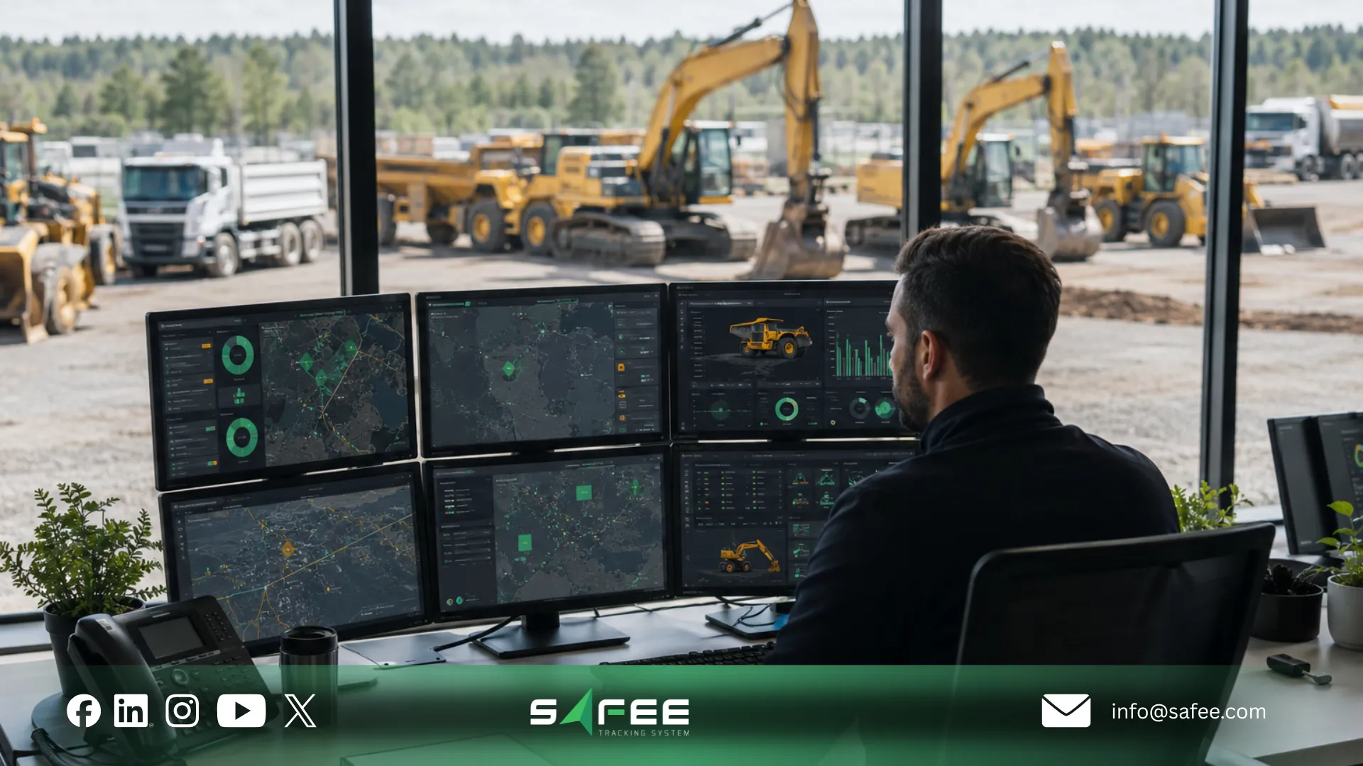 Why choose Safee for heavy equipment fleet management?