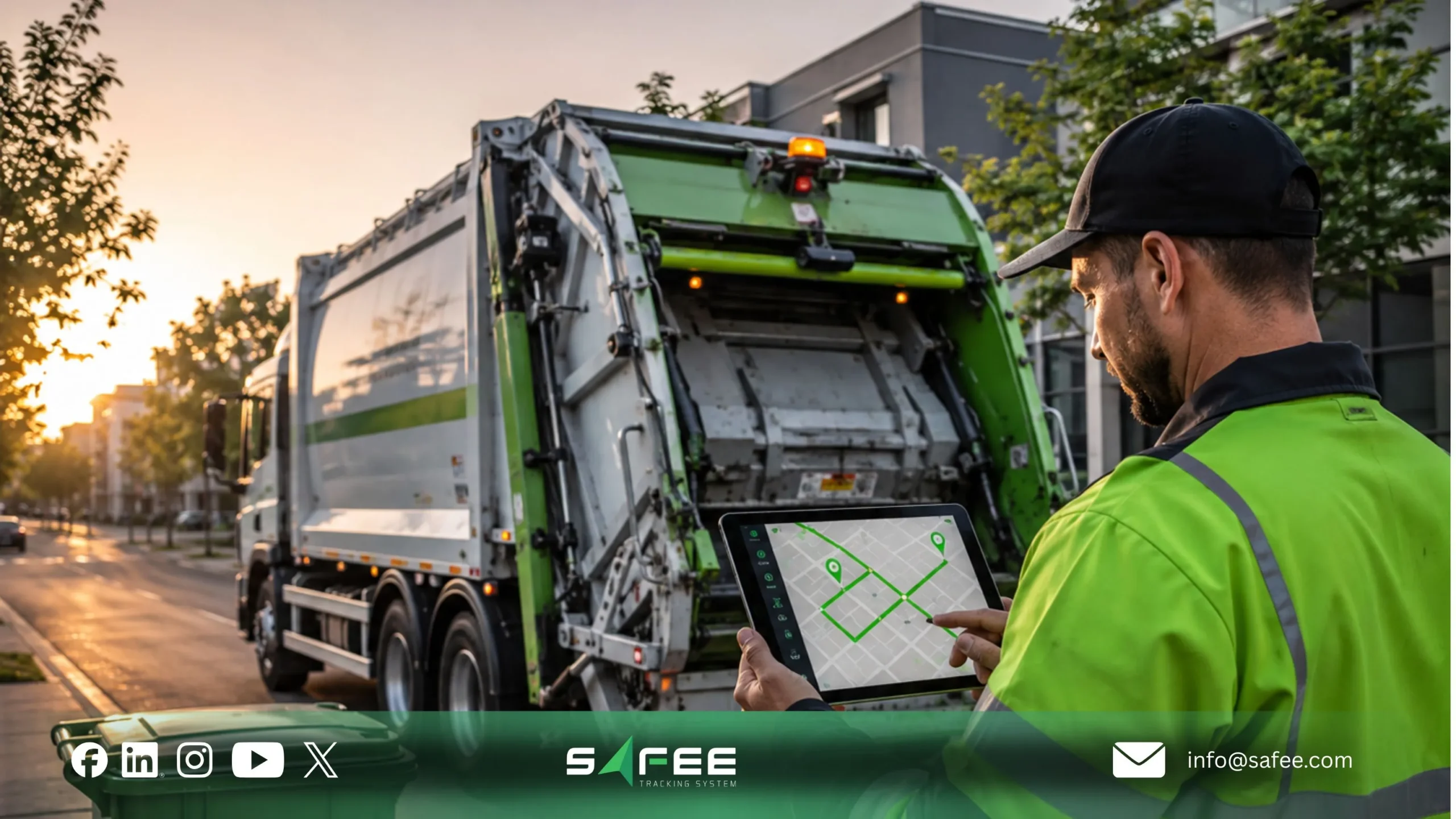 Waste Management Fleet Optimization with AI and IoT 3 Waste fleet management technology behind modern optimization