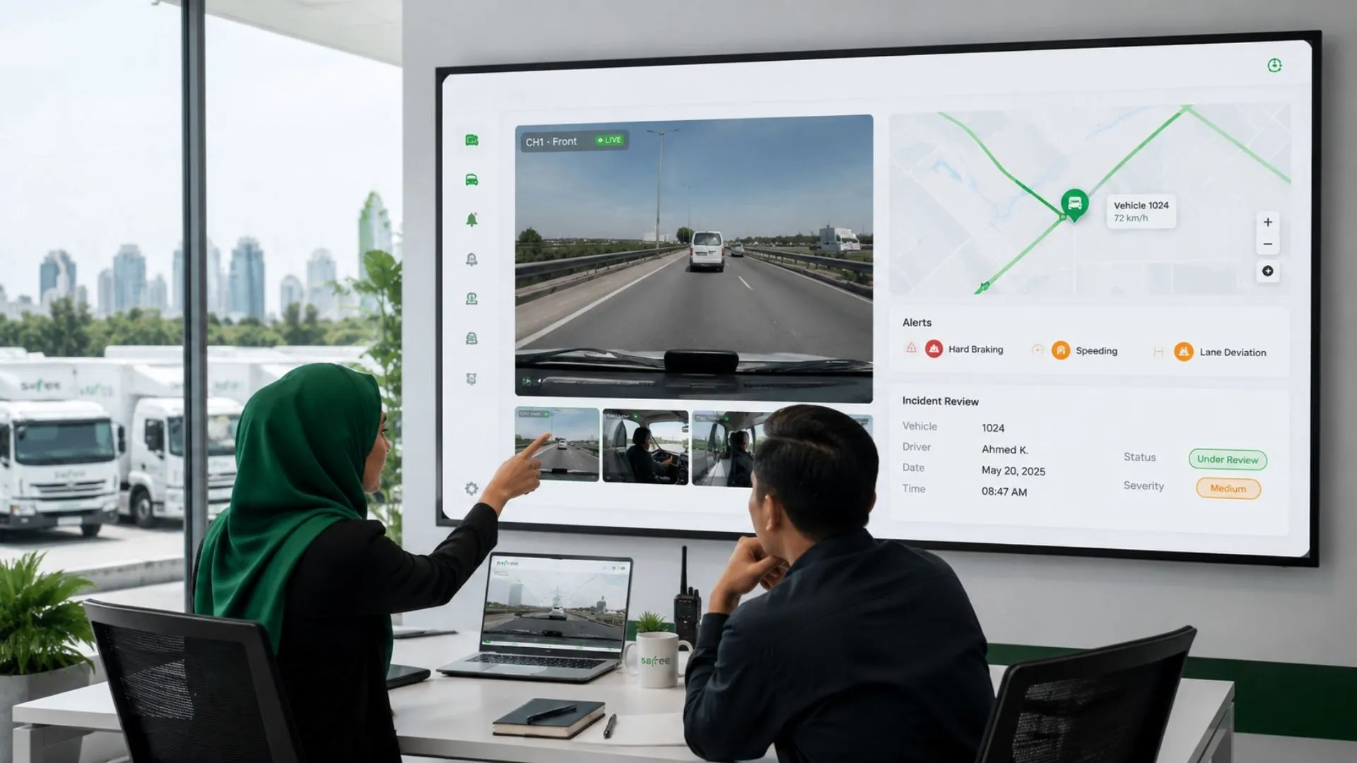 Where Should Fleet Management Cameras Be Placed by Vehicle Type?