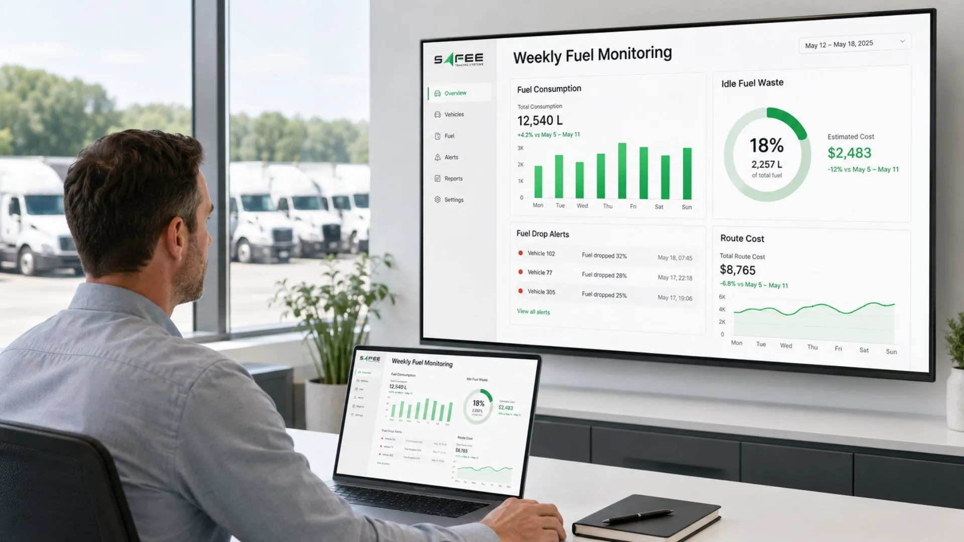 Fleet Management Fuel Monitoring: Weekly KPIs