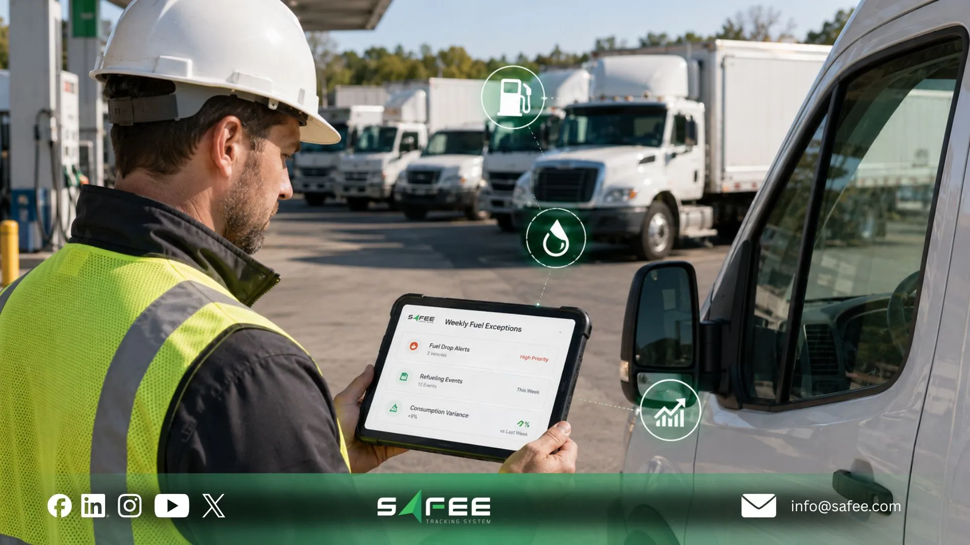 7 Fleet Management Fuel Monitoring KPIs to Review Weekly 4 Turn weekly fuel data into decisions with Safee