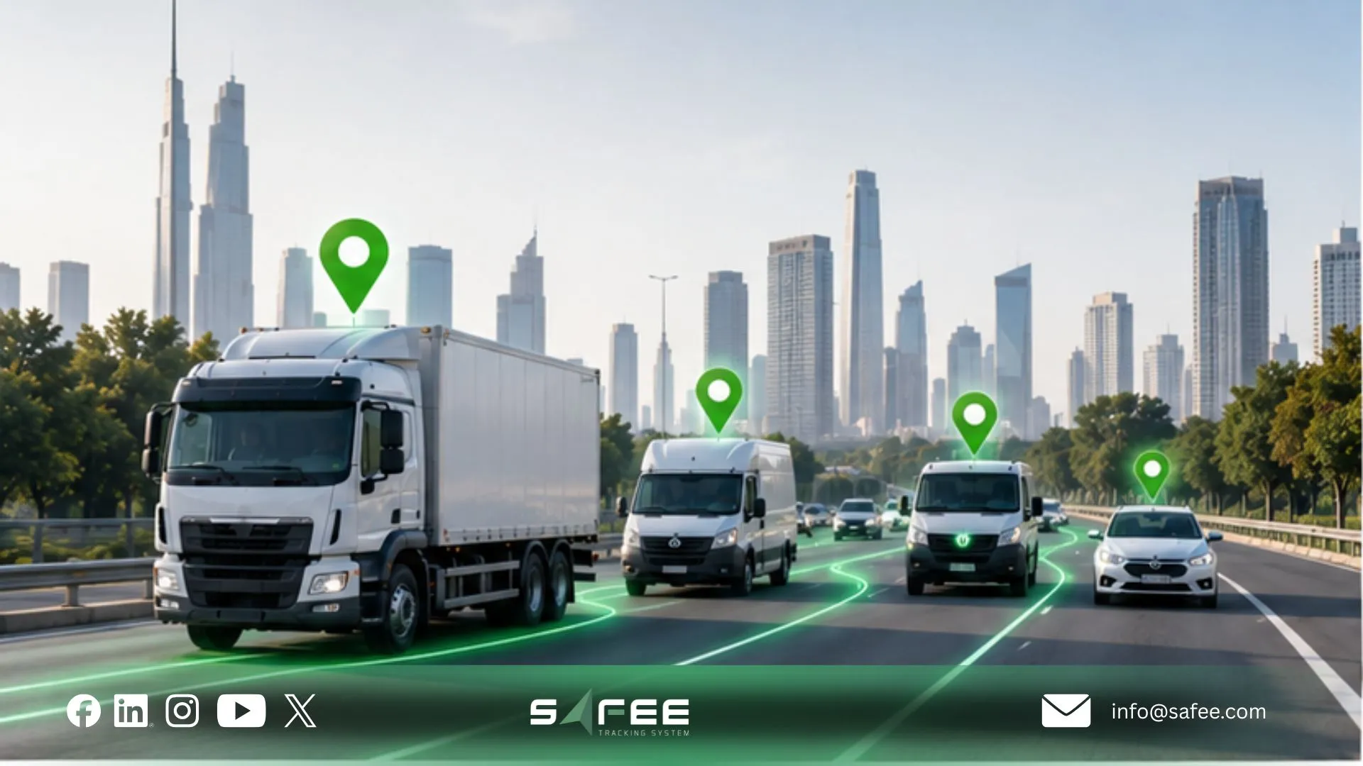 Why Safee is the right partner for a reliable GPS fleet tracking system