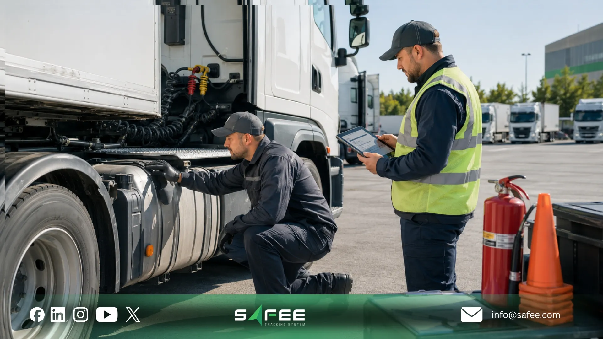 How does Safee help transport operators improve cost-per-kilometer visibility?