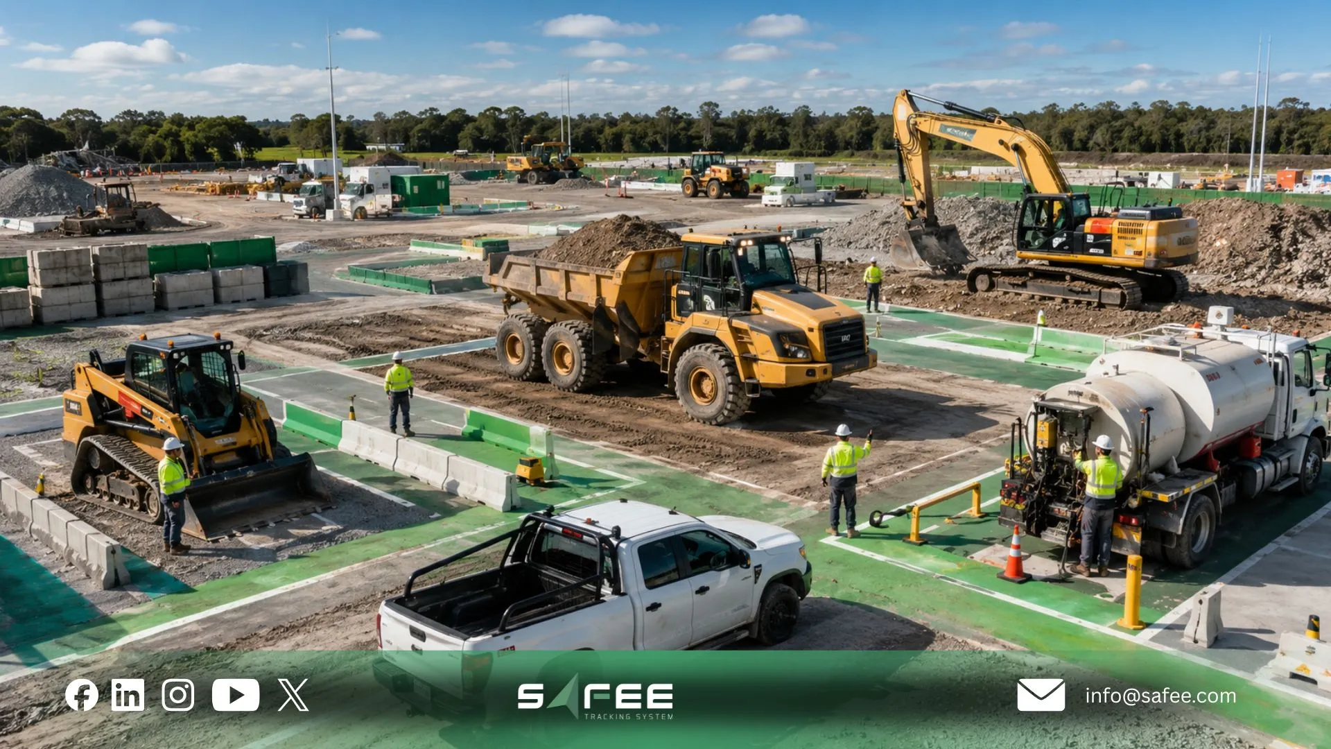 How Safee configures a GPS fleet tracking system for construction