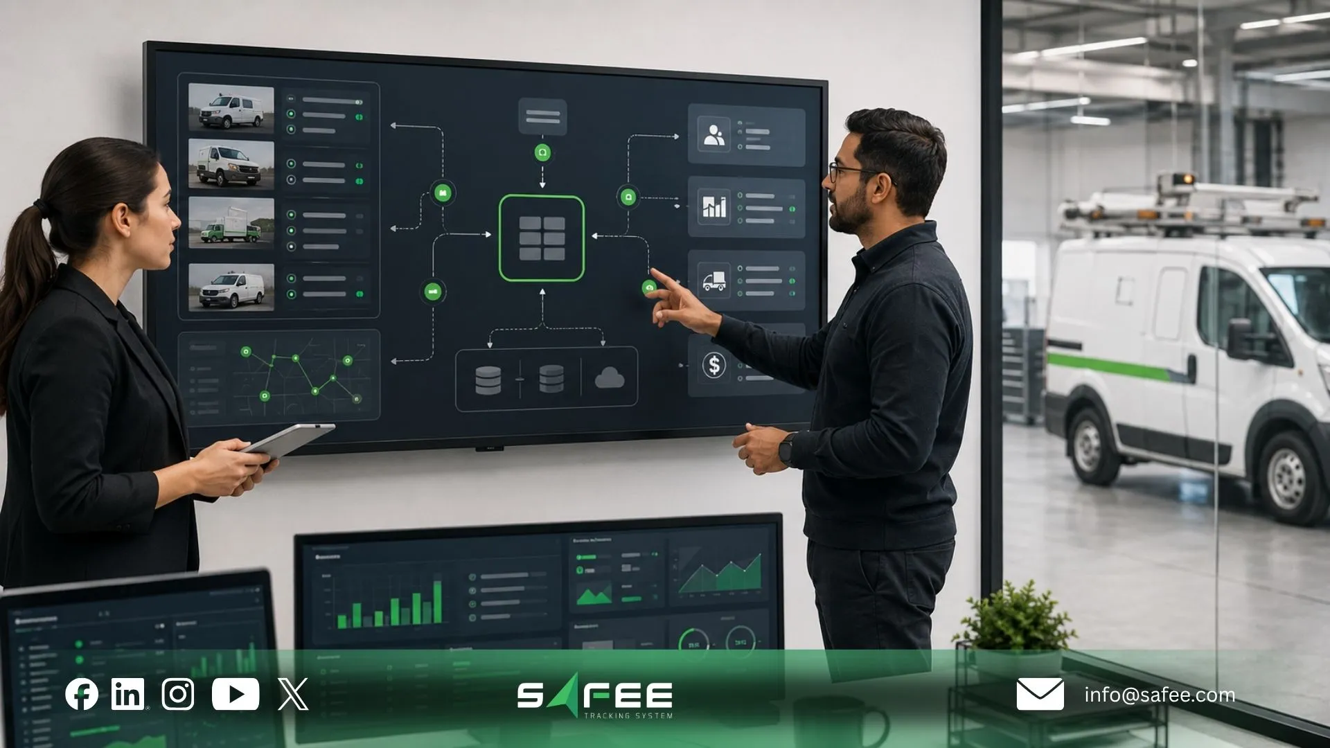 Fleet management IoT architecture for devices, modules and protocols